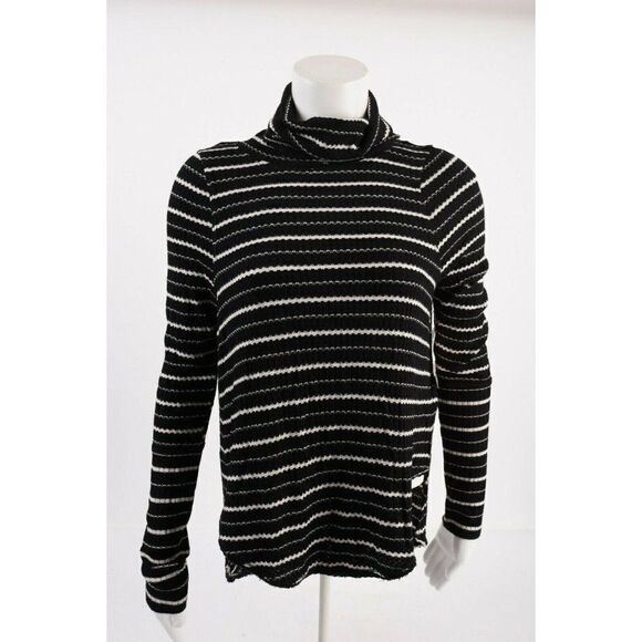 Free People Womens XS Striped Drippy Thermal Knit - Picture 1 of 7